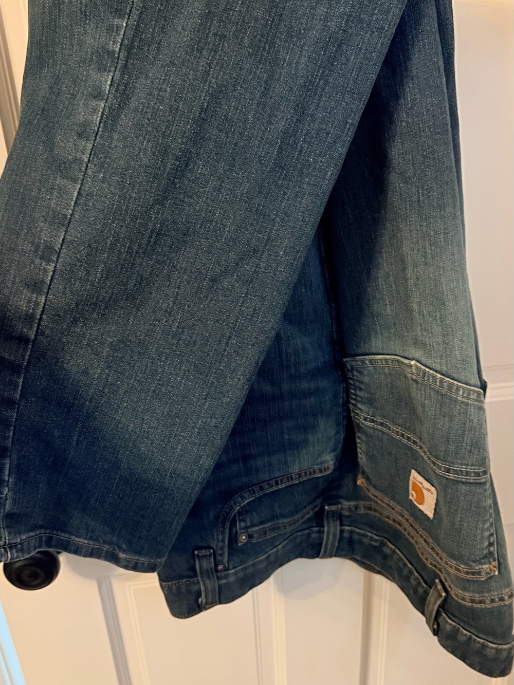 Carhartt Men's Relaxed Fit Denim Jeans in Dark Indigo